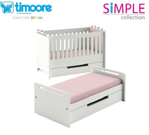 SIMPLE - łóżeczko-tapczanik 140x70